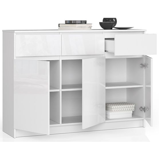KOMODA K140 3D 3SZ CLP PK BÍLÝ LESK
