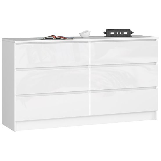 KOMODA K140 6SZ CLP PK BÍLÝ LESK
