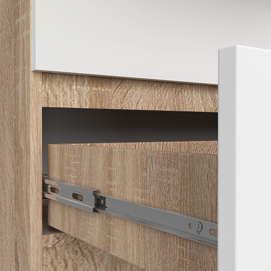 KOMODA K160 10SZ CLP PK DUB SONOMA / BÍLÁ