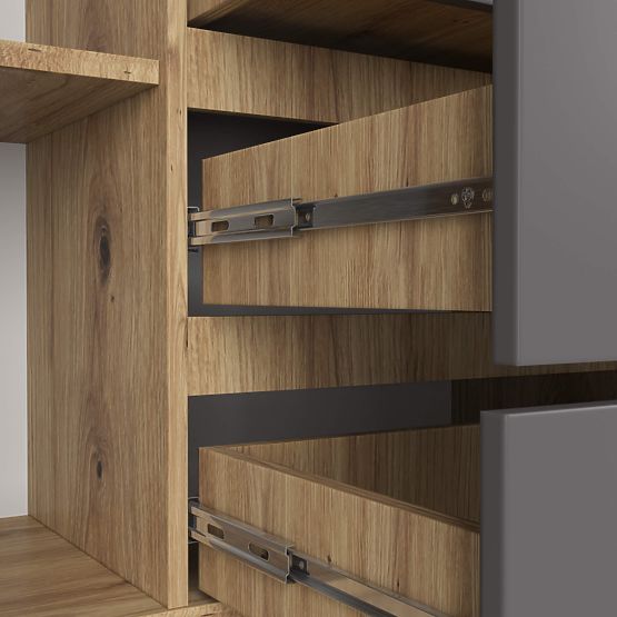 KOMODA K160 2D 4SZ CLP PK ARTISAN / ŠEDÁ