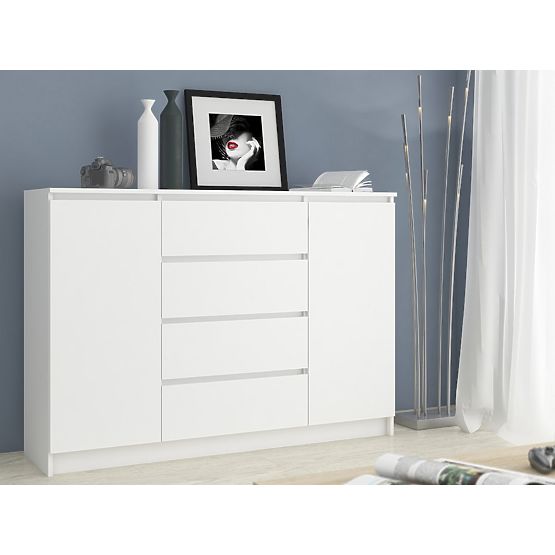 KOMODA K160 2D 4SZ CLP PK BÍLÁ