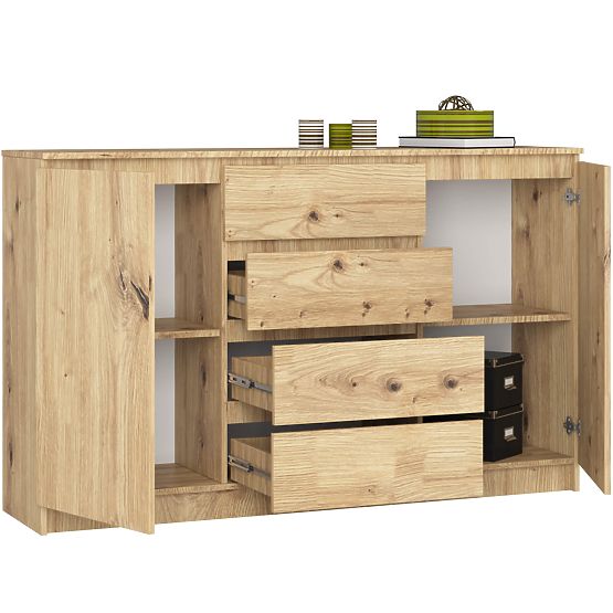 KOMODA K160 2D 4SZ CLP PK DUB ARTISAN