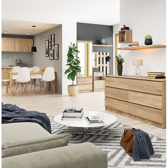 KOMODA K160 6SZ CLP PK DUB SONOMA