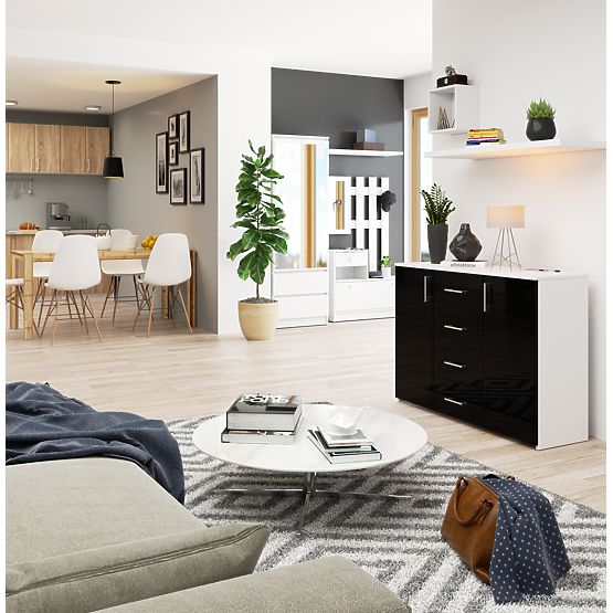 KOMODA K45 PK ČERNÝ LESK