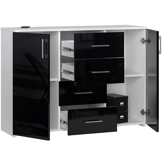 KOMODA K45 PK ČERNÝ LESK