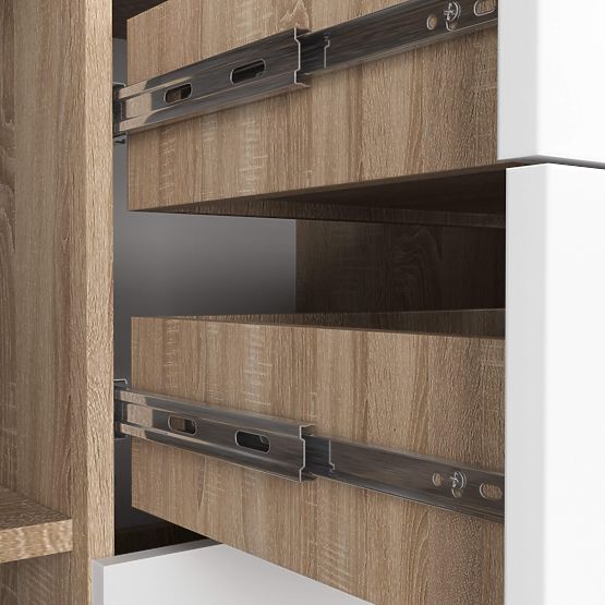 KOMODA K45 PK DUB SONOMA / BÍLÁ