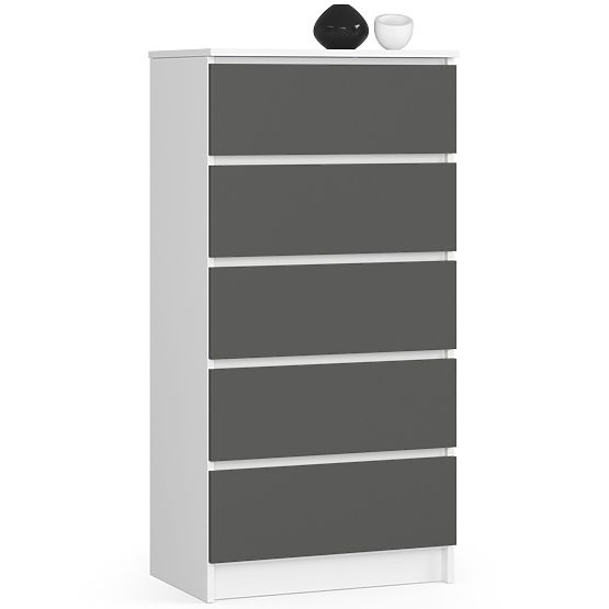 KOMODA K60 5SZ CLP PK BÍLÁ / ŠEDÁ