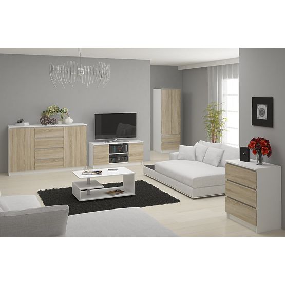 KOMODA K60 6SZ CLP PK BÍLÁ / SONOMA