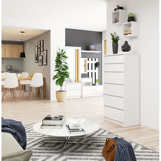 KOMODA K60 6SZ CLP PK BÍLÝ LESK