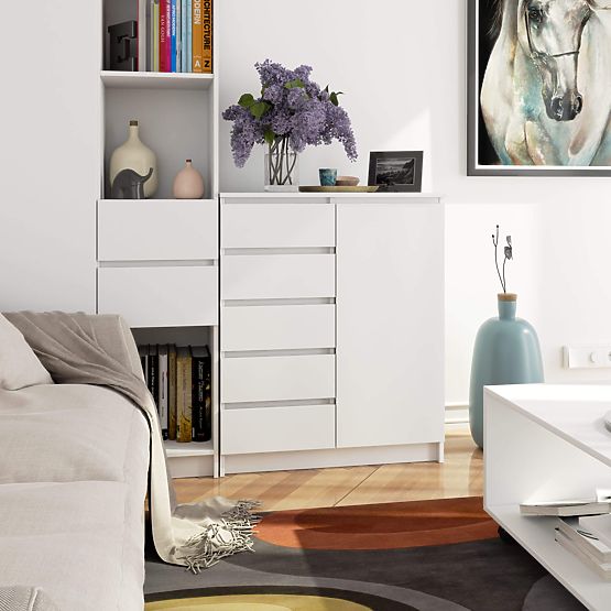 KOMODA K80 1D 5SZ PK BÍLÁ