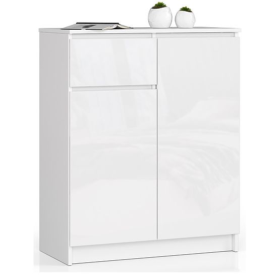 KOMODA K80 2D 1SZ CLP PK BÍLÝ LESK
