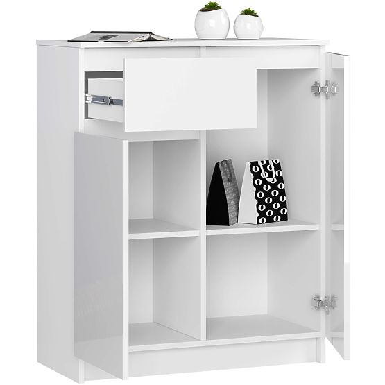 KOMODA K80 2D 1SZ CLP PK BÍLÝ LESK