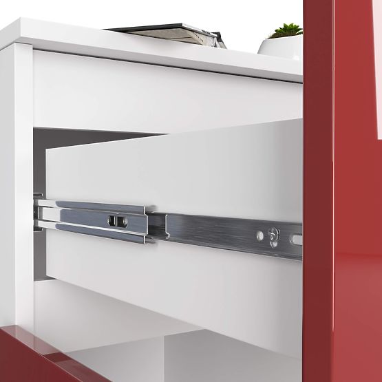 KOMODA K80 2D 1SZ CLP PK ČERVENÝ LESK