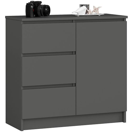 KOMODA K80 JERRY 1D 3SZ PK GRAFIT ŠEDÁ