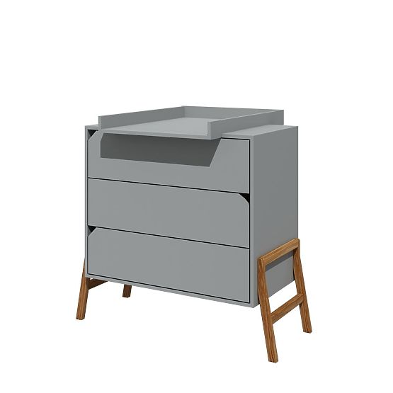 Komoda Lotti Grey - 3 šuplíky