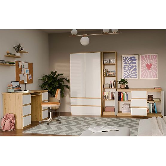 Komoda Malwa 2D3S DUB ARTISAN BÍLÁ