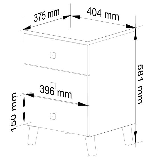 KOMODA MOBI K-03 BÍLÁ ČERNÁ