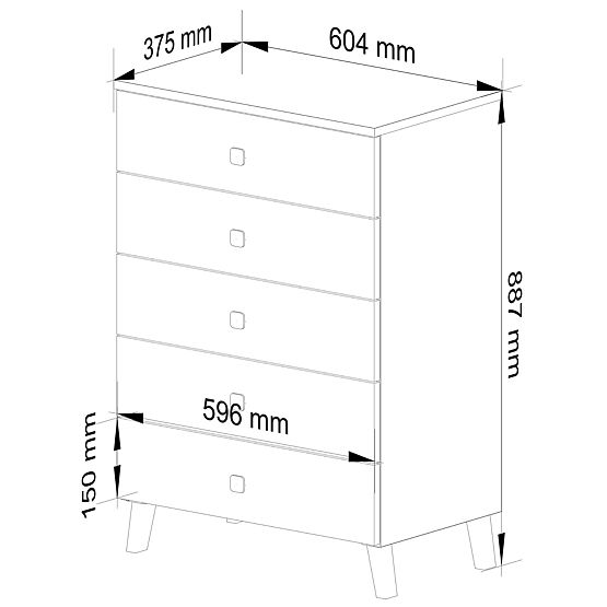 KOMODA MOBI K-05 BÍLÁ ČERNÁ