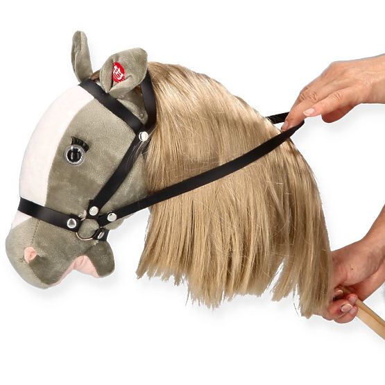 Koník na tyči Hobby Horse Siwek Premium