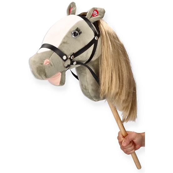 Koník na tyči Hobby Horse Siwek Premium