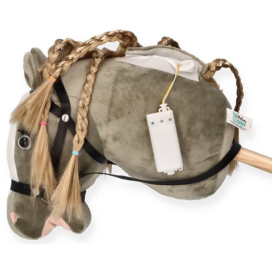 Koník na tyči Hobby Horse Siwek Premium