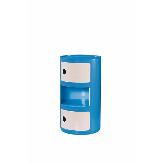 Kontejner k psacímu stolu Alf modrý