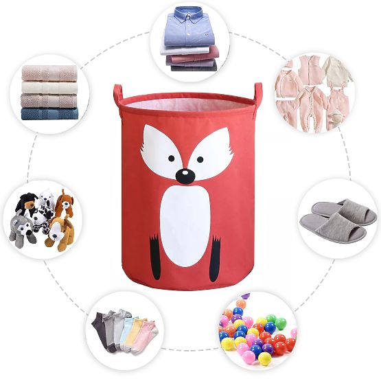 Koš na hračky - liška
