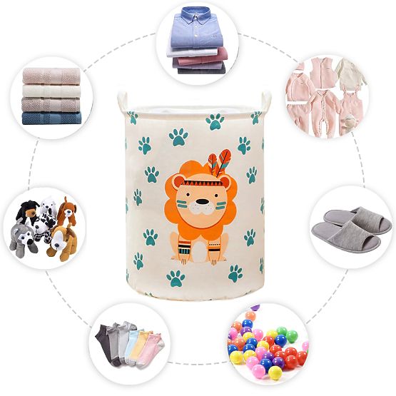 Koš na hračky - lvíček