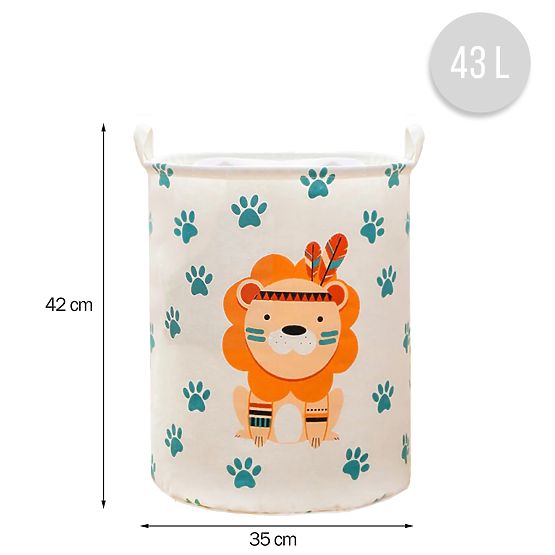 Koš na hračky - lvíček