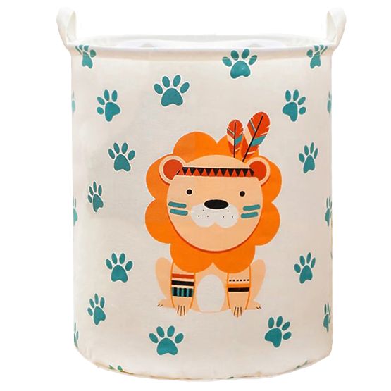 Koš na hračky - lvíček