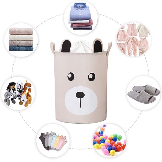 Koš na hračky - méďa