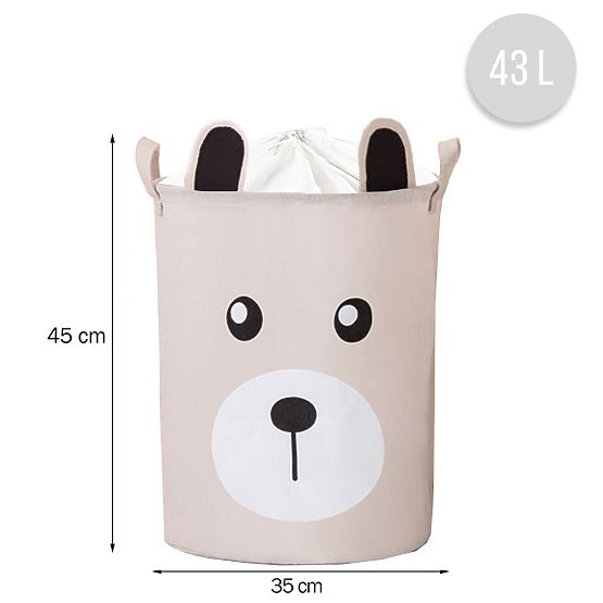 Koš na hračky - méďa