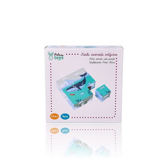 Kostky skládačka krychlová Arktická zvířata