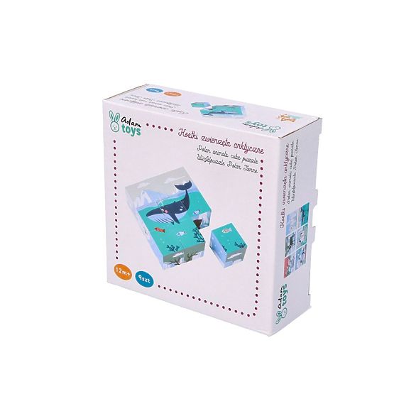 Kostky skládačka krychlová Arktická zvířata
