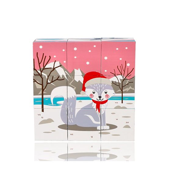 Kostky skládačka krychlová Arktická zvířata