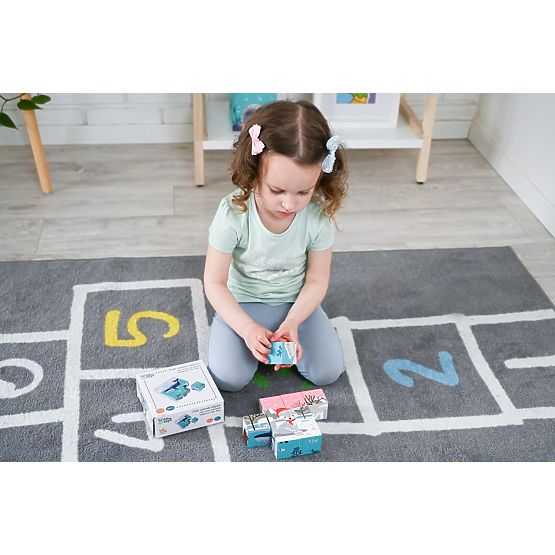 Kostky skládačka krychlová Arktická zvířata