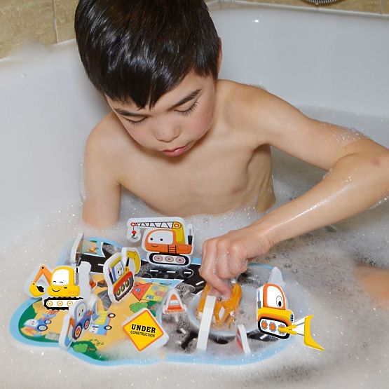 Koupací nálepky Staveniště