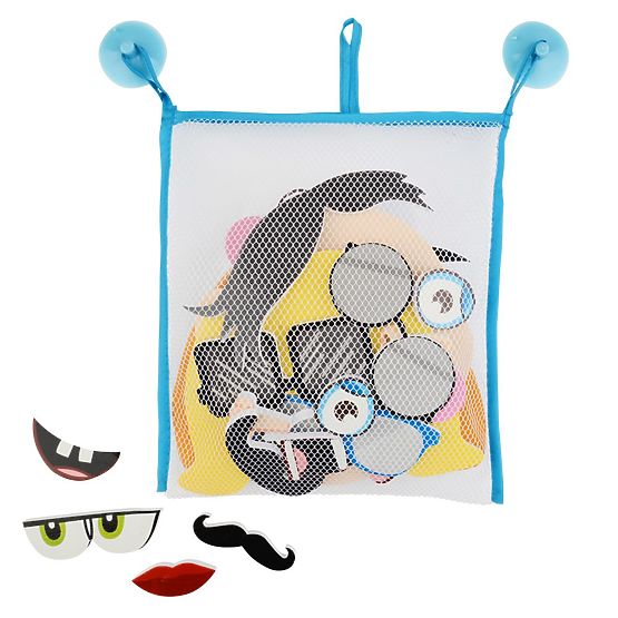 Koupací samolepky - vtipné tváře