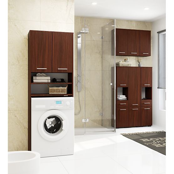 KOUPELNA SKŘÍŇKA FIN NAD PRAČKU WENGE