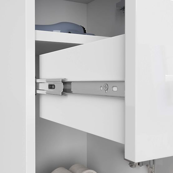 KOUPELNA SKŘÍŇKA FIN SLOUPEK 30 2D 1SZ 85cm PK BÍLÝ LESK