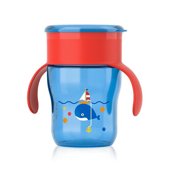 Kouzelný hrneček Avent 360° - 260ml modrý
