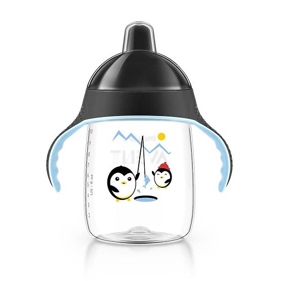 Kouzelný hrneček Avent Pingu 340 ml černý