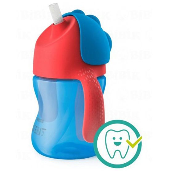 Kouzelný hrneček s ohebným brčkem Avent 200 ml modrý