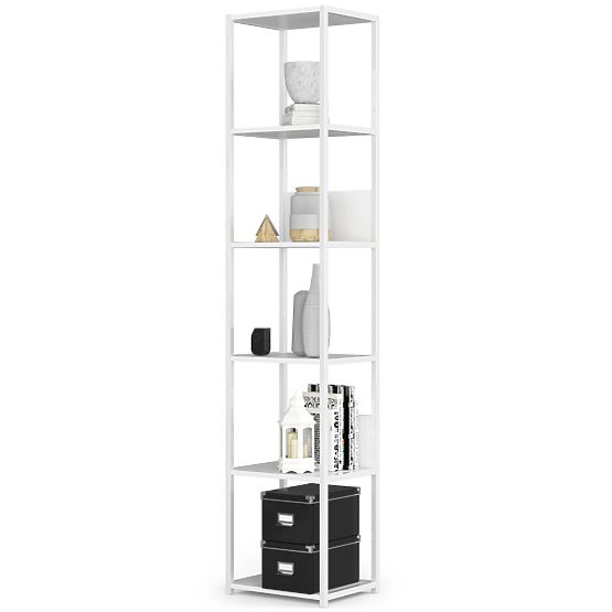 KOVOVÝ REGÁL LOFT 400 BÍLÁ/BÍLÁ