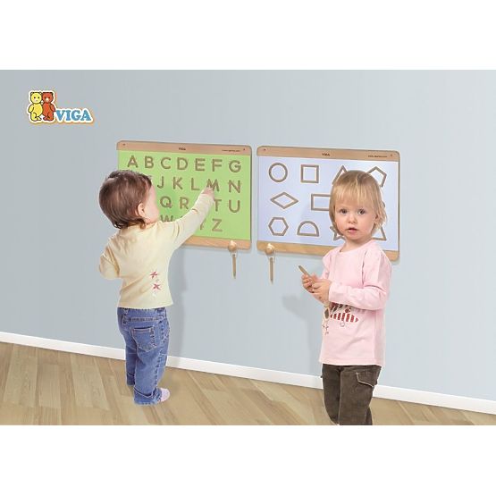 Kreslící šablona abeceda