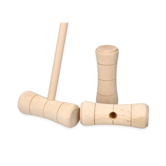 Kroket dřevěná hra 24 prvků - pro děti a dospělé