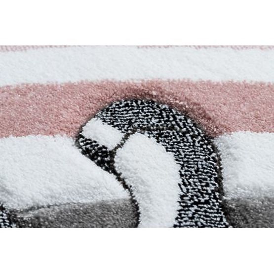 Kulatý koberec PETIT PONY Poník, šedý