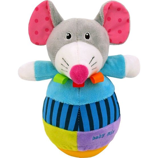 Kývací hračka Baby Mix myš Dle obrázku