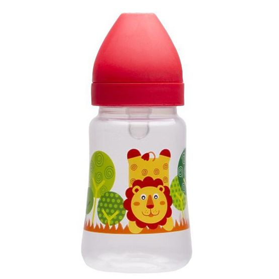 Láhev s širokým hrdlem Akuku 250 ml červená