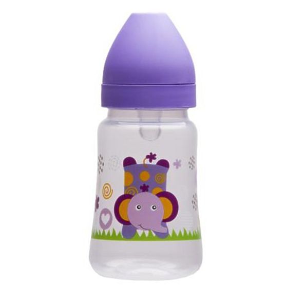 Láhev s širokým hrdlem Akuku 250 ml fialová